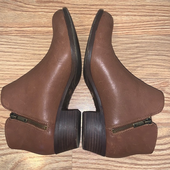Lucky Brand-Women's Basel Leather Booties 8.5 - Picture 2 of 8
